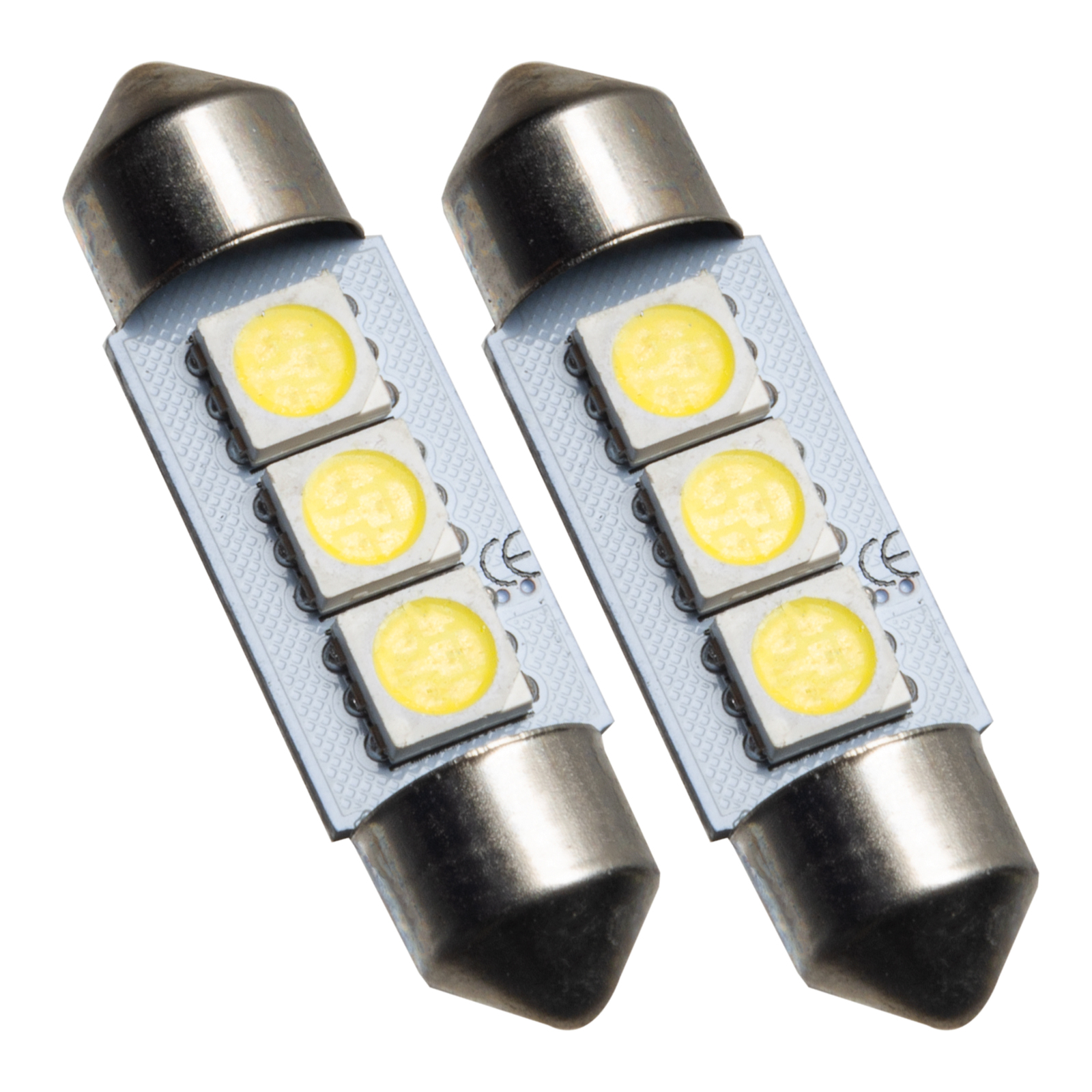 5205-001 - ORACLE 37MM 4 LED 3-Chip Festoon Bulbs (Pair) - Cool White
